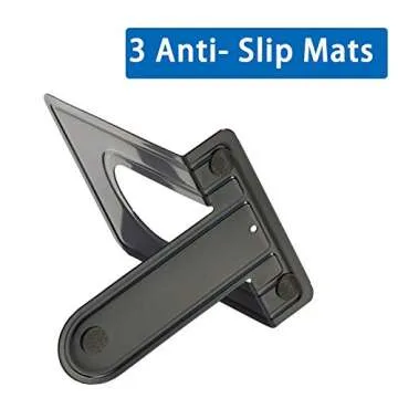 Sturdy Metal Book Ends for Home Office and Decor