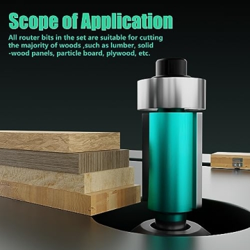 CSOOM 20PCS Router Bits Set - Premium Woodworking Tools