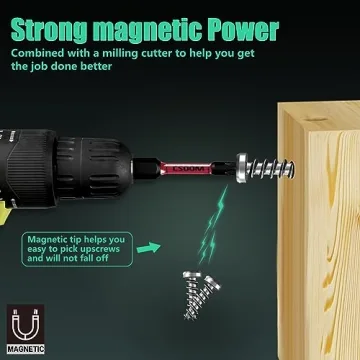 CSOOM 20PCS Router Bits Set - Premium Woodworking Tools