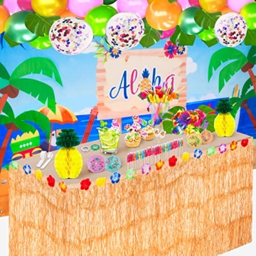 KAKAEE Hawaiian Luau Party Decorations 137-Piece Set