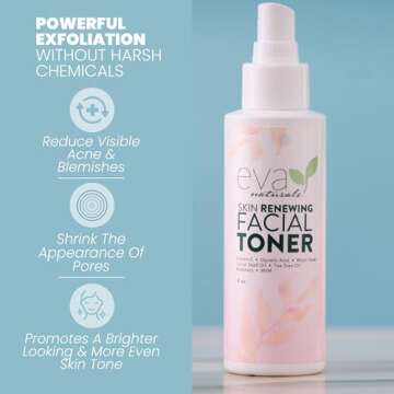 Witch Hazel Toner for Face - Facial Toner for Dry Skin - Skin Toner for Women - Toner for Acne Prone...