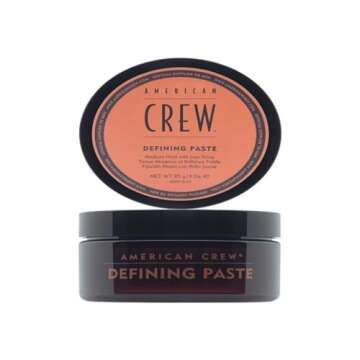 American Crew Men's Hair Defining Paste (OLD VERSION), Medium Hold Hair Gel with Low Shine, 3 Oz (Pa...