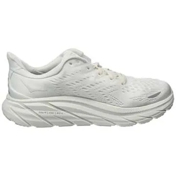 Hoka One One Womens Clifton 8 Mesh White Trainers 6 US