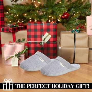 Dearfoams Samantha Knit Closed Toe Scuff Slipper - Comfort & Style