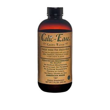 Colic-Ease Gripe Water for Babies - Natural Relief 7 fl oz
