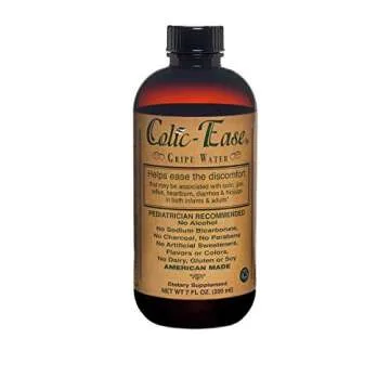 Colic-Ease Gripe Water for Babies - Natural Relief 7 fl oz