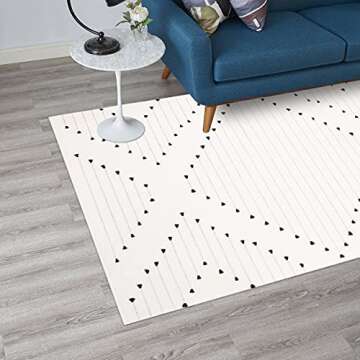 LIVEBOX Bohemian Washable Area Rug - Versatile 3'x5'