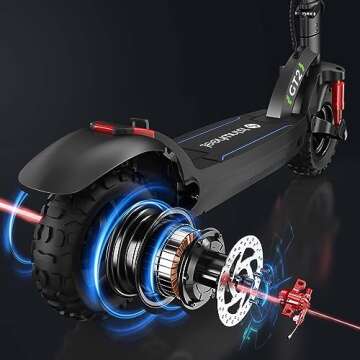 GT2 Electric Scooter 800W with Long-Range & Helmet