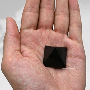 Amazing Black Tourmaline Pyramid for Healing and Decor