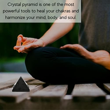 Amazing Black Tourmaline Pyramid for Healing and Decor