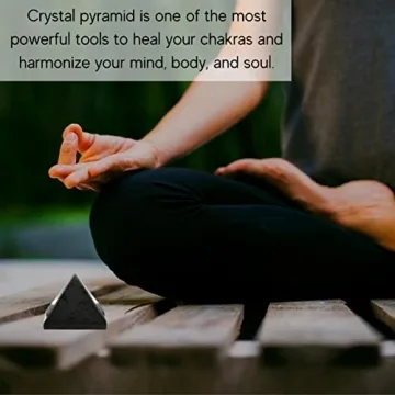 Amazing Black Tourmaline Pyramid for Healing and Decor