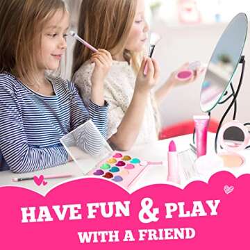 ULOveme Unicorn Makeup Kit - Safe Washable Fun for Girls