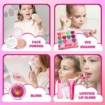 ULOveme Unicorn Makeup Kit - Safe Washable Fun for Girls