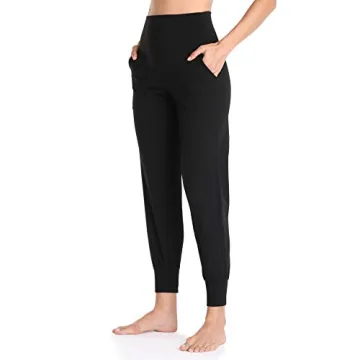 Soft High Waisted Joggers for Women with Pockets