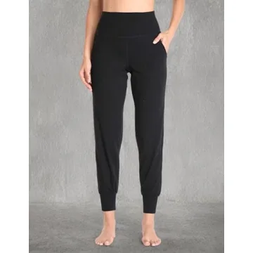 Soft High Waisted Joggers for Women with Pockets