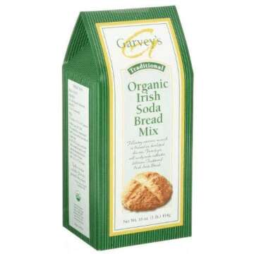 Garvey's Organic Traditional Irish Soda Bread Mix, 16 Ounce, (Pack of 2)