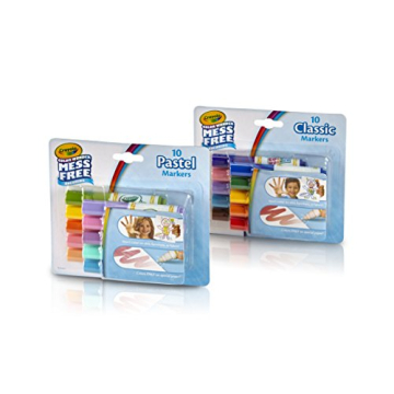 Crayola Color Wonder Markers, Mess Free Coloring, Classic & Pastel Colors (20 Count) (2 Pack )