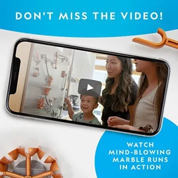 Magnetic Marble Run - Engaging 75-Piece STEM Set for Kids