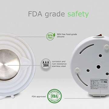 Portable NEME Travel Kettle - Collapsible Electric Boiler