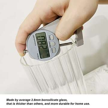 FANTESTICRYAN Glass Storage Jars with Airtight Bamboo Lid