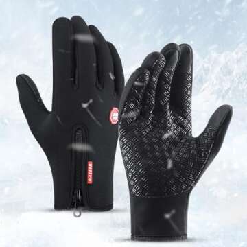 Upgrade Winter Gloves for Men Women - Touch Screen & Thermal Comfort