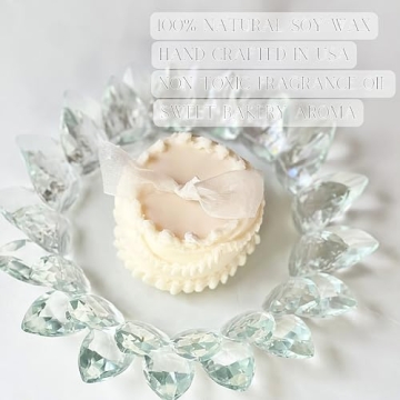 Vintage Coquette Aesthetic Soy Wax Cake Candle