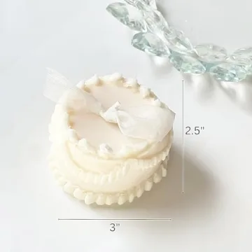 Vintage Coquette Aesthetic Soy Wax Cake Candle