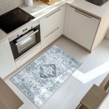 Bestsweetie Area Rug - Washable, Non-Slip, Vintage Boho