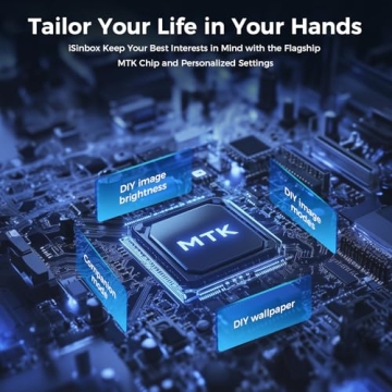 4K Smart Projector with WiFi and Bluetooth for Movies