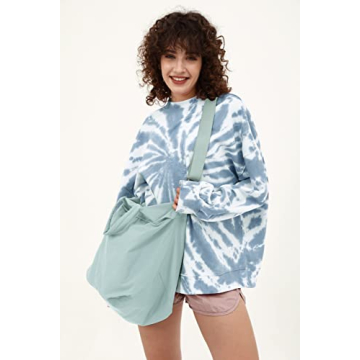 ODODOS 19L Multi Hobo Bags 2.0 with 2 Straps for Women, Totes Handbags, Crossbody Shoulder Bags, Chambray