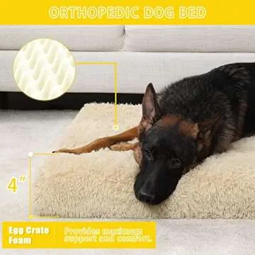 MIHIKK Extra Large Orthopedic Dog Bed for Ultimate Comfort