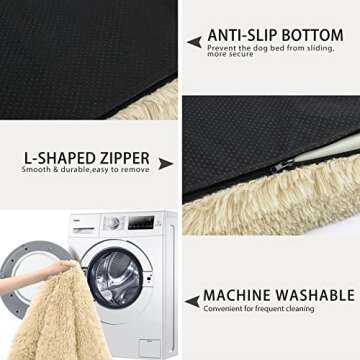 MIHIKK Extra Large Orthopedic Dog Bed for Ultimate Comfort