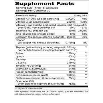 Priority One Vitamins Immuno Caps 90 Capsules - Designed to Support The Body’s Healthy Immune Response in a Capsule Form.*