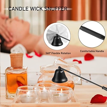 KOAKOMI Candle Accessory Set: Trimmer, Snuffer & Dipper