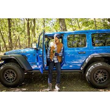 Jeep Men's Classic Cotton Socks 3 Pair Pack for Comfort