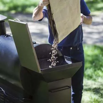 Z GRILLS ZPG-7002B Newly Upgrade Wood Pellet Grill & Smoker, 8 in 1 BBQ Grill Auto Temperature Controls, inch Cooking Area, 700 sq in Black