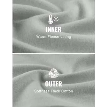 CRZ YOGA Cotton Fleece Lined Sweatpants Women 30" Straight Leg Casual Lounge Sweat Pants for Women Sterling Small