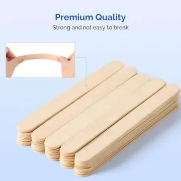JMU 200 Count Sterile Wooden Tongue Depressors
