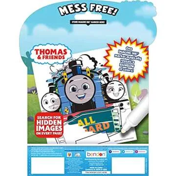 Bendon Thomas All Engines Go 20 Page Imagine Ink Coloring Book with 1 Mess Free Marker