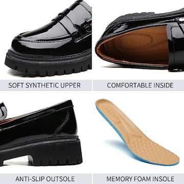 Stylish OKJ Chunky Loafers for Women - Comfort Meets Fashion