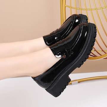 Stylish OKJ Chunky Loafers for Women - Comfort Meets Fashion