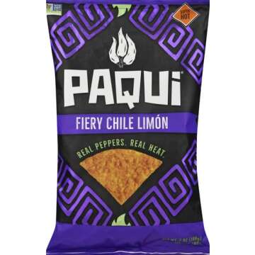 Paqui Chile Limon Tortilla Chips, 7 Oz