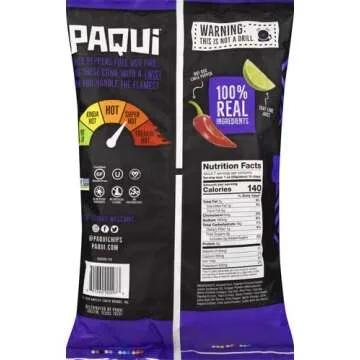 Paqui Chile Limon Tortilla Chips, 7 Oz
