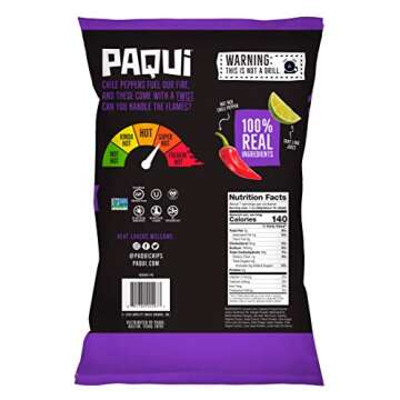 Paqui Chile Limon Tortilla Chips, 7 Oz