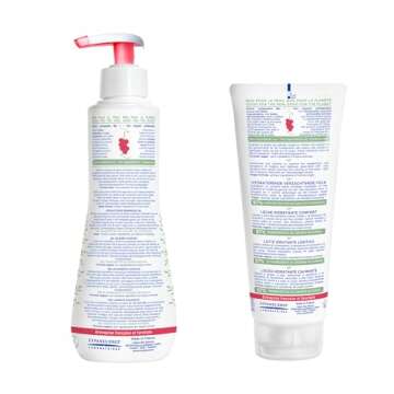 Mustela Baby Very Sensitive Skin Bath Time Gift Set - Baby Skin Care Essentials - with Natural Avoca...