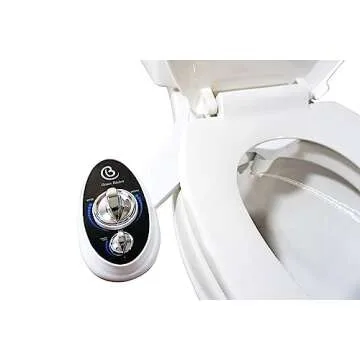 Boss Bidet Luxury - Bidet Attachment for Toilet Seat – Easy Install, Non-Electric Dual Nozzle Sprayer for Front and Rear Wash, Self-Cleaning, Adjustable Water Pressure, Hygienic Bathroom Upgrade Black