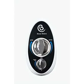 Boss Bidet Luxury - Bidet Attachment for Toilet Seat – Easy Install, Non-Electric Dual Nozzle Sprayer for Front and Rear Wash, Self-Cleaning, Adjustable Water Pressure, Hygienic Bathroom Upgrade Black