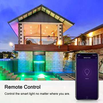 LOHAS Smart Lighting LED Light Bulbs A19 Dimmable Daylight White Ambiance Lights, Multicolored WiFi LED Smart Bulb, 60W Replace Smartphone Voice Control Lighting Compatible with Alexa, UL Listed 3Pack