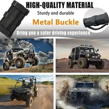 KKIKK Paracord Grab Handles, 2/4 Pack Wrangler Roll Bar Grab Handles for JK TJ JL CJ YJ JKU JLU and Gladiator JT Wrangler Hardware Handle for 2019 2020 2021 2022 2023 2024 Modle