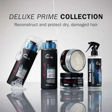 TRUSS Deluxe Prime Hair Treatment - Anti Frizz Heat Protectant Spray + Hair Primer - Nourishes, Detangles + Provides Thermal Protection Before Heat Styling (260 ml)